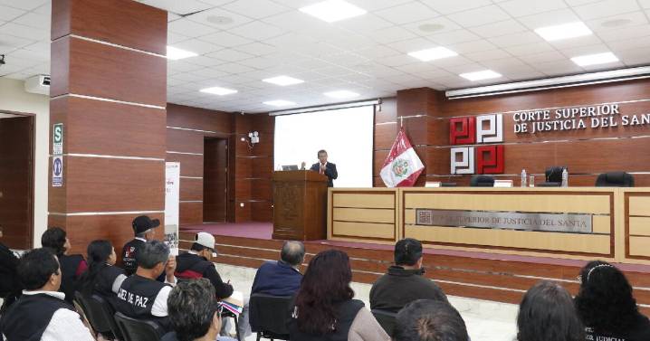ODAJUP del Santa capacitó a 42 jueces de paz durante jornada nacional de capacitación