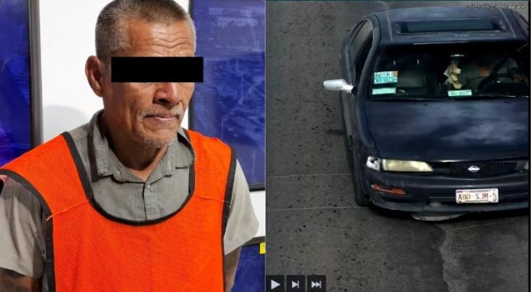 VIDEO: Cae ladrón con auto robado; así lo detectaron cámaras
