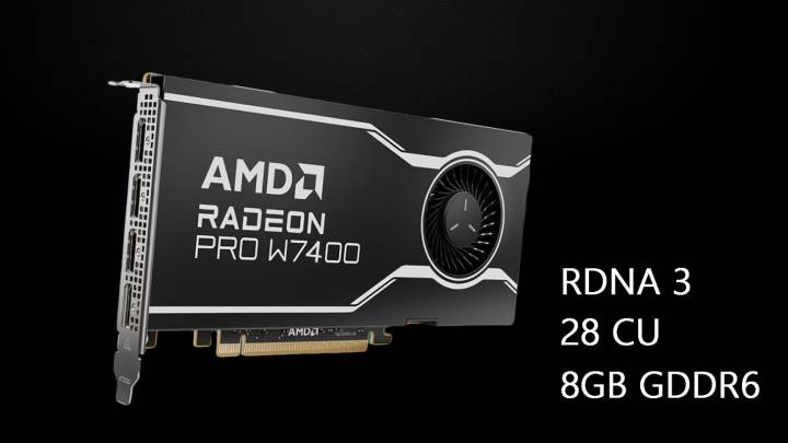 AMD Silently Launches Radeon PRO W7400; Features 28 Compute Units, 8GB GDDR6 Memory And Only 55W TDP