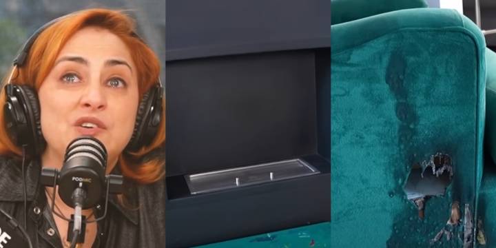 María Julia Oliván regresó a su trabajo, se emocionó y mostró la chimenea de su accidente: “La vamos a sacar a la miércoles”