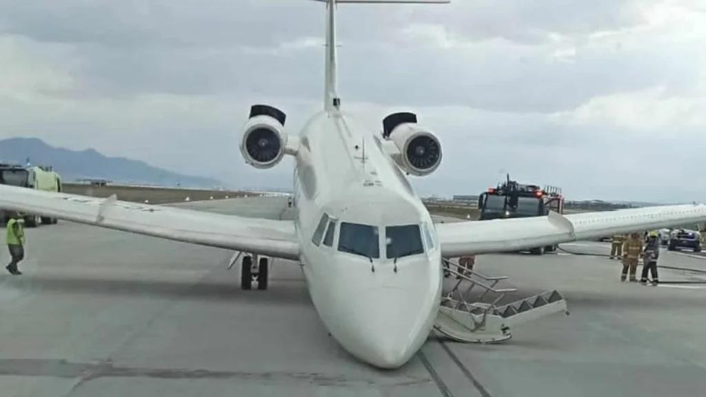 Aeronave se incendia durante maniobras de aterrizaje en Aeropuerto de Cuernavaca