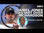 🚨 Daniel Jones named Colts' STARTING QB 🗣️ Stephen A.: 'SLAP IN THE FACE to Richardson'