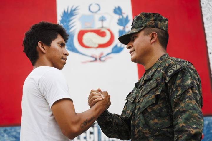 FF. AA. mantienen compromiso social con la comunidad de Santa Rosa de Loreto