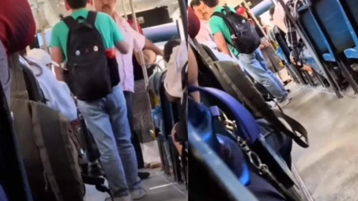 Conductor baja a estudiante del camión en Guanajuato capital; autoridades ya investigan