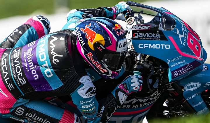 David Alonso logró su primera victoria en Moto2