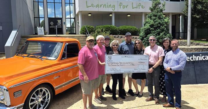 Route 70 Cruisers keep the wheels turning with $1,500 gift to McDowell Tech