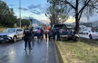 Choque, persecución y riña en la colonia Flores Magón