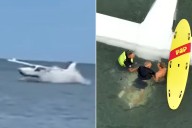 Pilot Rescued After Plane Crashed into the Ocean 13 Minutes into Flight