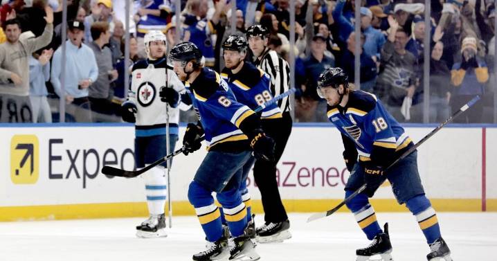 Blues to be on national television 14 times during season; four game times changed