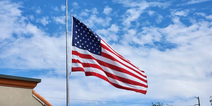 Flags in Bradenton at half-staff in honor of the Minneapolis shooting victims