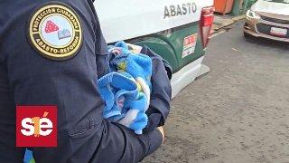 Hallan a recién nacido abandonado en baño público del Metro