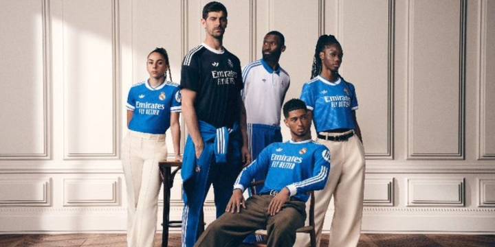 Real Madrid lanza su nuevo jersey celeste para la temporada 2025
