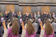 VIDEO: Del canto marcial a los empellones: la sesión en el Senado que terminó en pleito entre Alito y Noroña