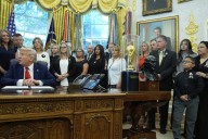 President Trump kicks staffer out of Oval Office when noisy phone interrupts speech