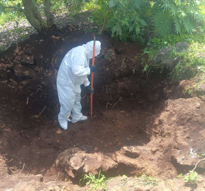 Eran dos cuerpos encontrados en fosa clandestina en Tepic
