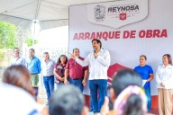 Viven colonos de la Américo Villarreal Guerra emotivo inicio de pavimentación