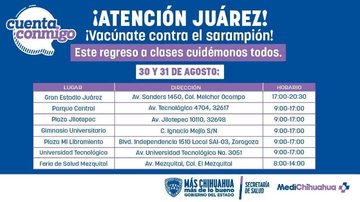 Instalan macrocentros de vacunación este fin de semana