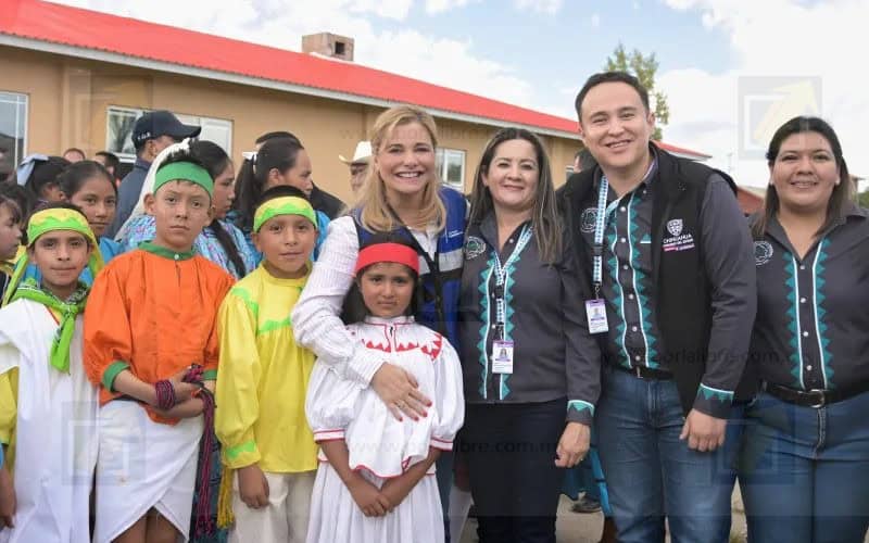 Gobierno de Maru Campos trabaja en combatir el rezago histórico en la Sierra Tarahumara
