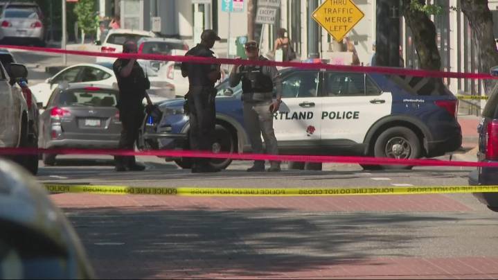 Police arrest 3 people in stabbing near downtown Portland library