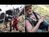 Hiker rescued after being trapped for 2 days behind California waterfall