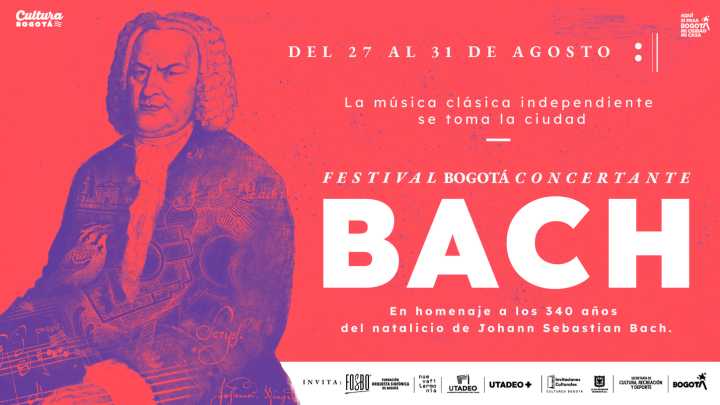 Festival Bogotá Concertante: un homenaje a 340 años de natalicio de Bach del 27 al 31 de agosto