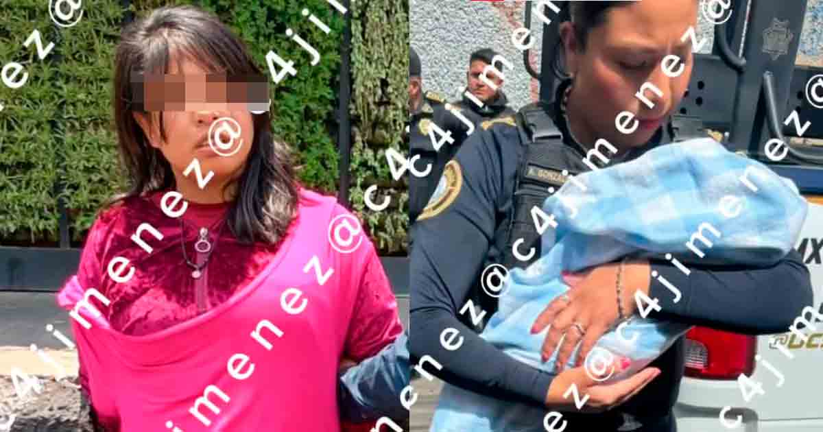 Detienen a joven madre por agredir a su bebé de 25 días; lo mordió y golpeó