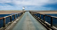 UK road that disappears under the sea twice a day