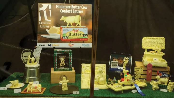 Miniature butter cows on display | Community & Lifestyle