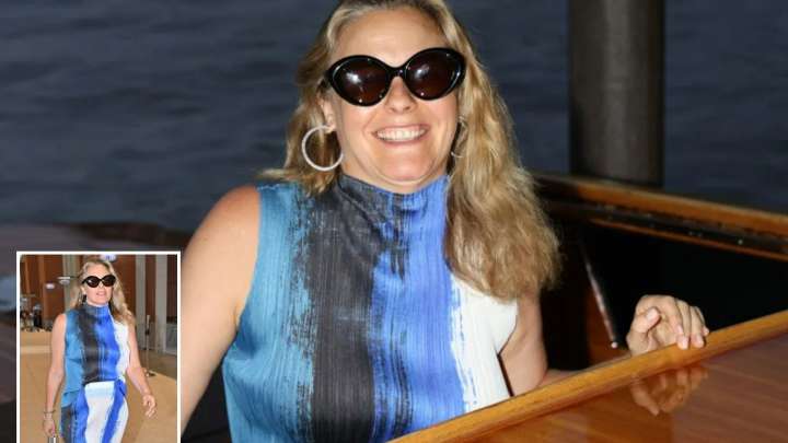 Star of classic 90s romcom looks unrecognisable as she arrives at Venice Film Festival
