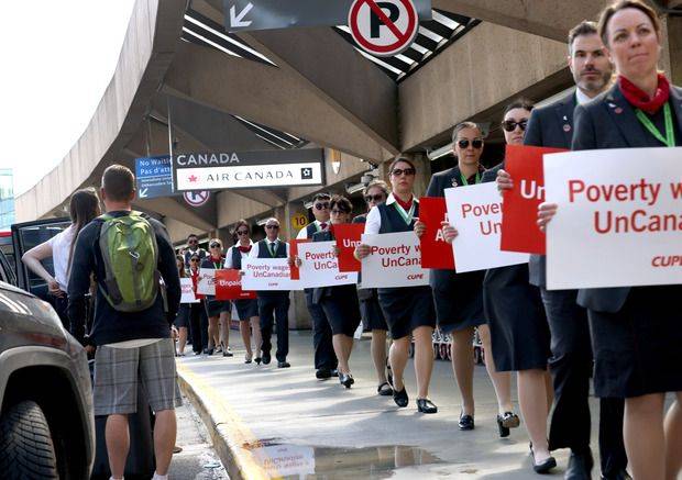Air Canada starts cancelling flights ahead of potential work stoppage