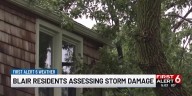 Blair residents assessing storm damange