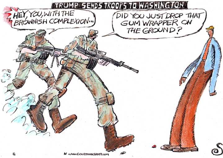 5 crime-ridden cartoons about National Guard deployment in DC