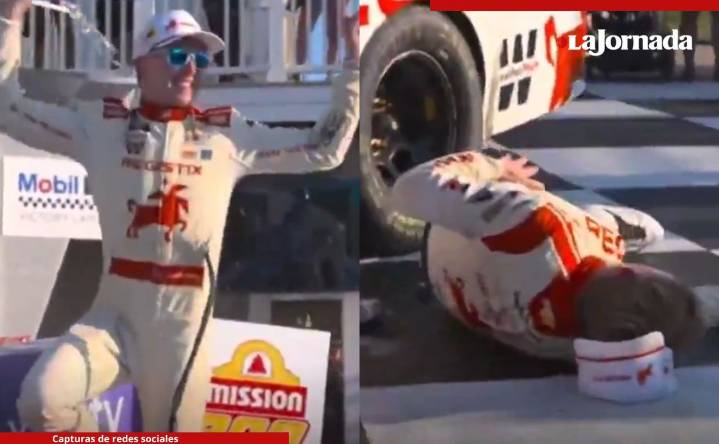 Del podio al hospital: Zilisch se fractura la clavícula tras celebrar su victoria en Nascar