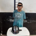 Policía de Tizimín arresta a individuo por robo de casco; cámara de vigilancia lo delata