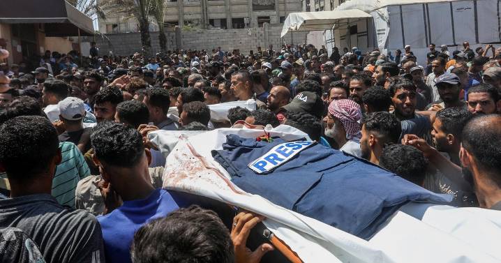 Israel claims strike on hospital that killed journalists was targeting a camera used by Hamas
