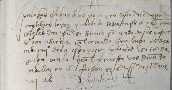 FBI entrega a México manuscrito firmado por Hernán Cortés