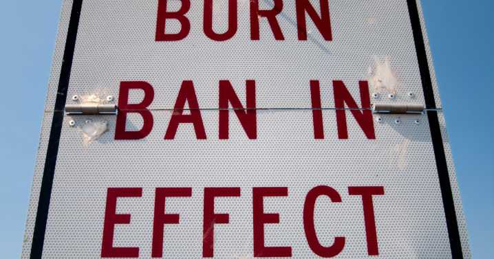 Burn ban issued in Bourbon County due to weather conditions