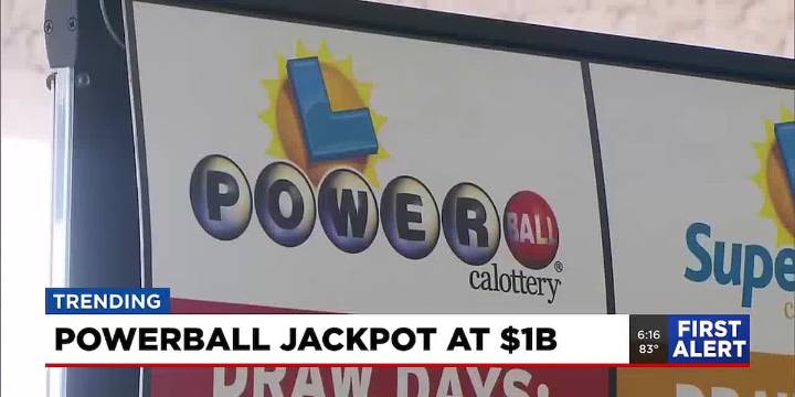Powerball jackpot increases to $1 billion