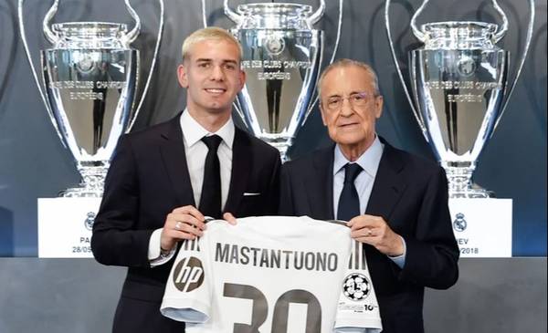 VIDEO.- Así fue la presentación de Mastantuono en el Real Madrid: devoción por Messi y la emoción de sus padres