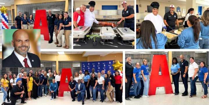 School Board Member Roberto J. Alonso Hosts a Back to School Pig Roast Honoring District 4 Principals and Staff
