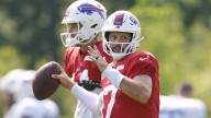 Watch NFL QBs Caleb Williams, Josh Allen link up at Bears