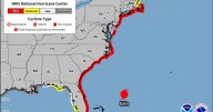 Swimmers are warned to avoid East Coast beaches as Hurricane Erin moves north