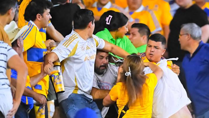 Tigres veta a aficionados involucrados en pelea tras partido ante América