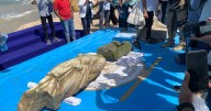 Rescatan templos y estatuas de una monumental ciudad de 2.000 años de antigüedad sumergida en el mar