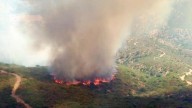 Desalojadas 80 personas de un camping por el incendio declarado en San Nicolás del Puerto