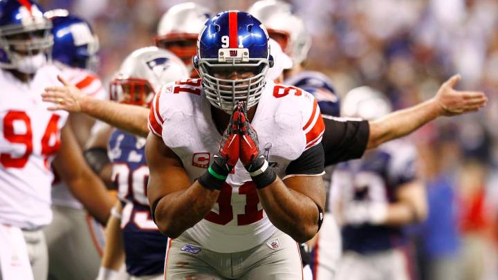 History of Giants in NFL Top 100 Players