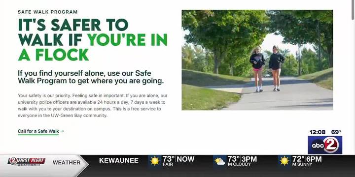 ‘Safe Walk Program’ at UW-Green Bay one example of how colleges keep students safe