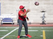 Former CFLer Khari Jones trying to help UBC offence get on a roll