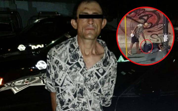Detienen a hombre por robar mochila a persona dormida en calles del Centro de Monterrey