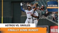 ASTROS POSTCAST: Houston Astros Bats Finally Break Out For Easy Win Over Orioles